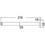 Shower Ceiling Arms 110/210mm PRY002C / PRY002D